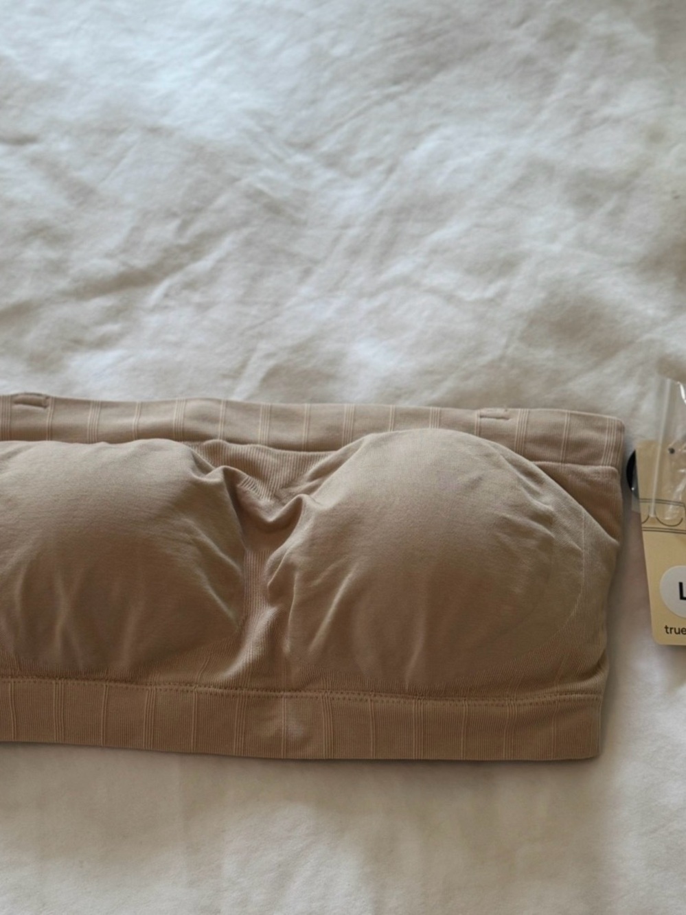Shapermint Strapless Bandeau in Beige